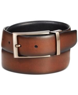 Ryan Seacrest Distinction Tuscan Leather Reversible Belt