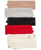 Charter Club Cable Cashmere Tech Gloves, Only At Macy's