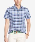 Polo Ralph Lauren Men's Short-sleeve Gingham Oxford Shirt