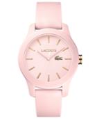 Lacoste Women's 12.12 Light Pink Silicone Strap Watch 38mm