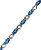 Balissima By Effy Blue Topaz Bracelet In Sterling Silver And 18k Gold (21-1/3 Ct. T.w.)