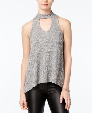 Almost Famous Juniors' Printed High-low Tank Top