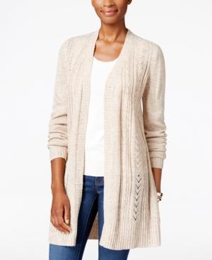 Karen Scott Open-front Duster Cardigan, Only At Macy's