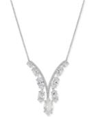 Danori Crystal & Stone Lariat Necklace, 16 + 2 Extender, Created For Macy's