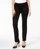 Jm Collection Mid-rise Straight-leg Pants, Created For Macy's