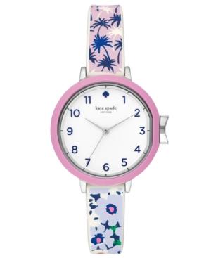 Kate Spade New York Women's Park Row Multicolored Silicone Strap Watch 34mm