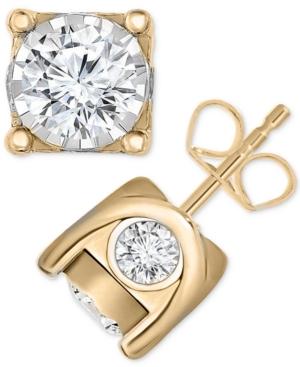 Trumiracle Diamond Stud Earrings (2 Ct. T.w.) In 14k Gold, Rose Gold Or White Gold