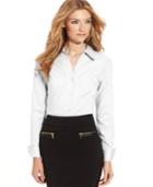 Calvin Klein Fitted Button-front Shirt