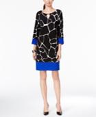 Style & Co. Printed Shift Dress, Only At Macy's