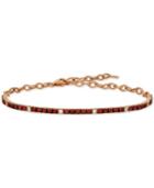 Le Vian Ruby (1-1/3 Ct. T.w.) & White Sapphire (1/5 Ct. T.w.) Statement Bracelet In 14k Rose Gold