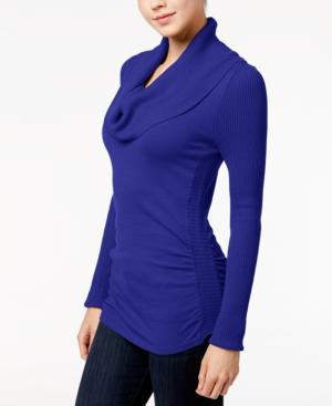 It's Our Time Juniors' Cowl-neck Sweater