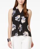 Vince Camuto Sleeveless High-low Pleated Blouse