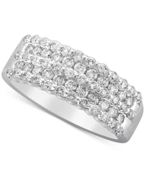 Diamond Five-row Band (1 Ct. T.w.) In 14k White Gold