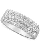 Diamond Five-row Band (1 Ct. T.w.) In 14k White Gold
