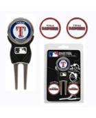 Team Golf Texas Rangers Divot Tool And Markers Set