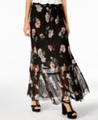American Rag Juniors' Floral-print Maxi Skirt, Created For Macy's
