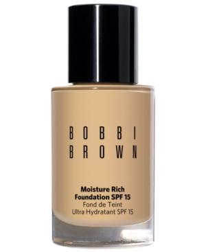 Bobbi Brown Moisture Rich Foundation Broad Spectrum Spf 15, 1 Oz
