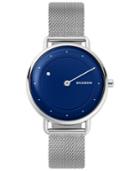 Skagen Women's Horisont Diamond-accent Stainless Steel Mesh Bracelet Watch 36mm