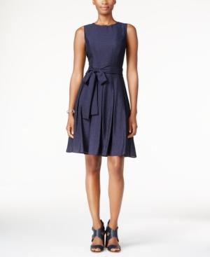 Tommy Hilfiger Bow Fit & Flare Dress