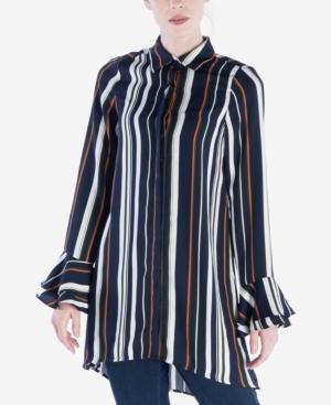 Verona Collection Striped Tunic Shirt