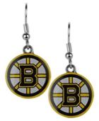 Aminco Boston Bruins Logo Drop Earrings