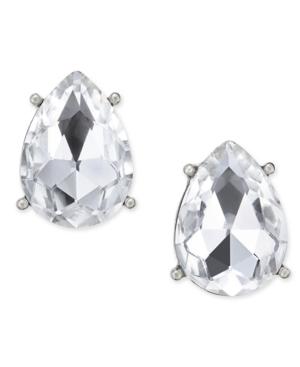 Thalia Sodi Silver-tone Crystal Teardrop Stud Earrings, Only At Macy's