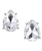 Thalia Sodi Silver-tone Crystal Teardrop Stud Earrings, Only At Macy's