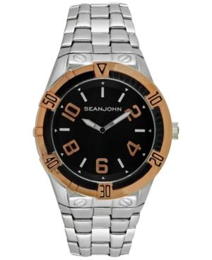 Sean John Men's Silver-tone Bracelet Watch 51mm 10026862