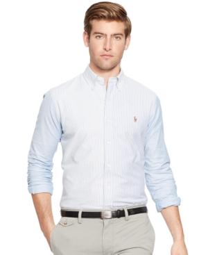 Polo Ralph Lauren Slim-fit Striped Stretch-oxford Shirt
