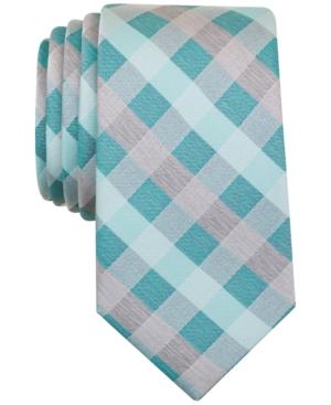 Bar Iii Men's Jonesboro Plaid Skinny Tie, Only At Macy's