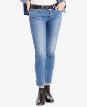 Levi's 711 Studded Ankle Skinny Jeans