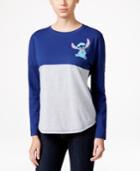 Hybrid Juniors' Long-sleeve Disney Stitch Graphic Top