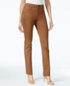 Style & Co Petite Stretch Slim-leg Pants, Only At Macy's
