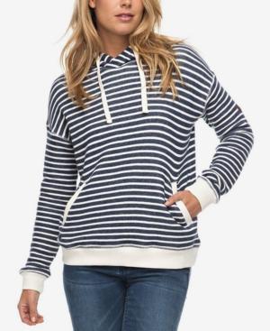 Roxy Juniors' Cotton Striped Hoodie