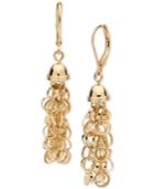 Anne Klein Gold-tone Shaky Drop Earrings