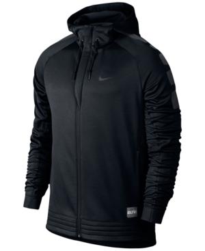 Nike Elite Striped Full-zip Basketball Hoodie