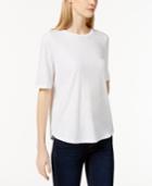 Eileen Fisher Organic Cotton System Crew-neck T-shirt