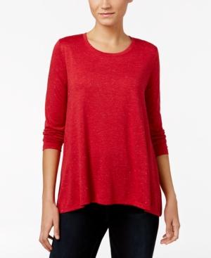 Style & Co. Petite Sparkle Swing Top, Only At Macy's