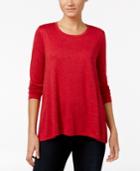 Style & Co. Petite Sparkle Swing Top, Only At Macy's
