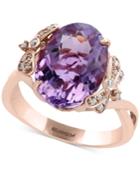 Viola By Effy Pink Amethyst (5-9/10 Ct. T.w.) And Diamond (1/10 C.t.t.w.) Ring In 14k Rose Gold