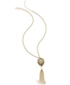 Thalia Sodi Gold-tone Lion's Head Tassel Pendant Necklace, Only At Macy's