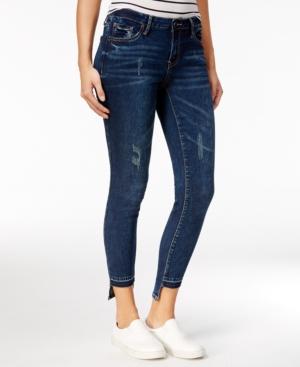 Rampage Juniors' Sophie Ripped Skinny Jeans