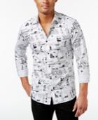 Hugo Boss Men's Ero3 Graffiti-print Shirt