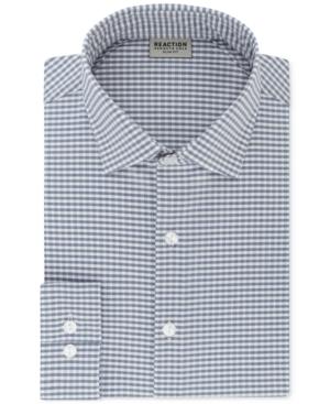 Kenneth Cole Reaction Men's Techni-cole Slim-fit Three-way Stretch Performance Chino Dress Shirt