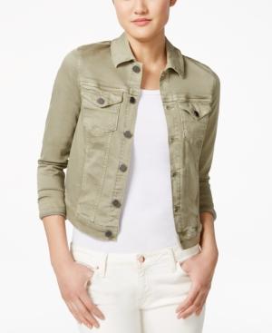 Calvin Klein Jeans Green Wash Denim Jacket