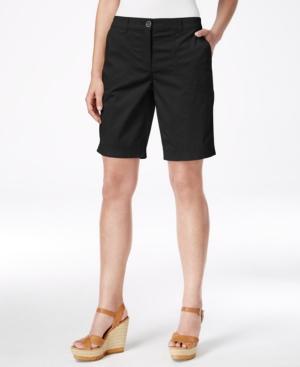 Karen Scott Relaxed-fit Bermuda Shorts, Only At Macy's