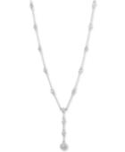Givenchy Crystal Lariat Necklace, 16 + 3 Extender