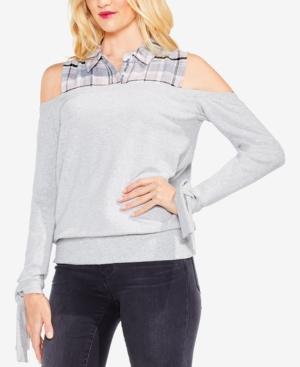 Vince Camuto Cold-shoulder Sweatshirt