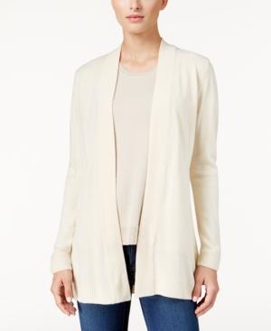 Karen Scott Luxsoft Sweater Cardigan, Only At Macy's