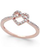 Diamond Heart Ring (1/4 Ct. T.w.) In 14k White Gold
